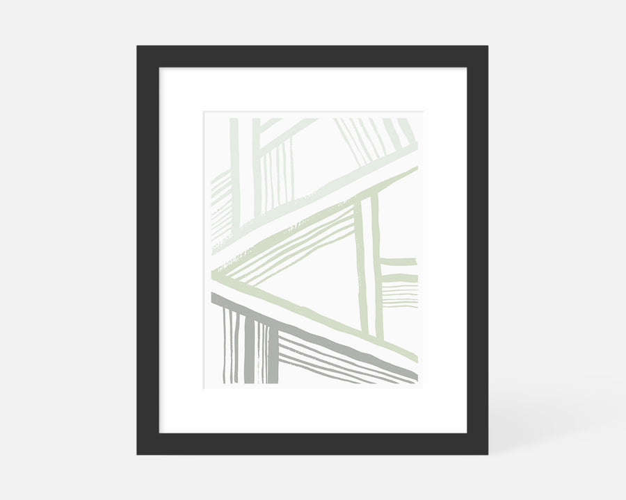 A-Frame Art Print - Sage