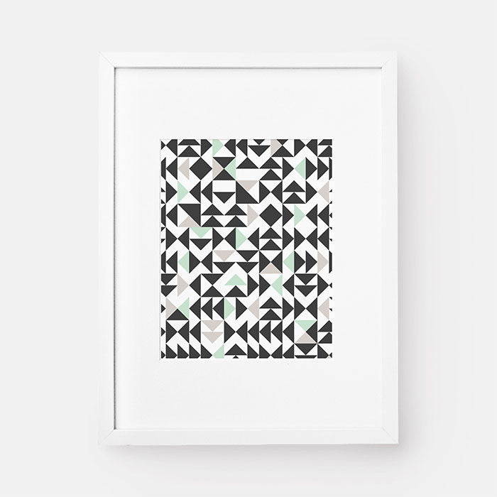 Downloads: Triangle Quilt Art Print