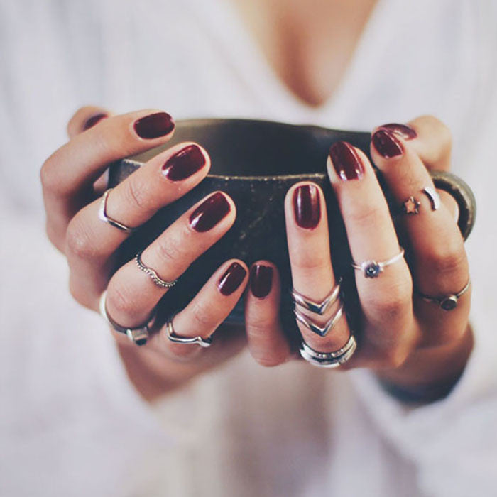 Inspired By: Black + Silver + Burgundy