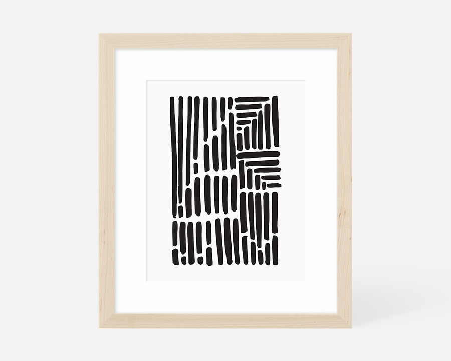 Volume Art Print - Black