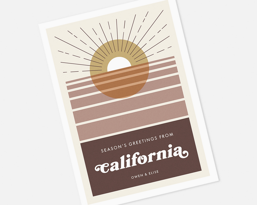 California Holiday Card [Printable]