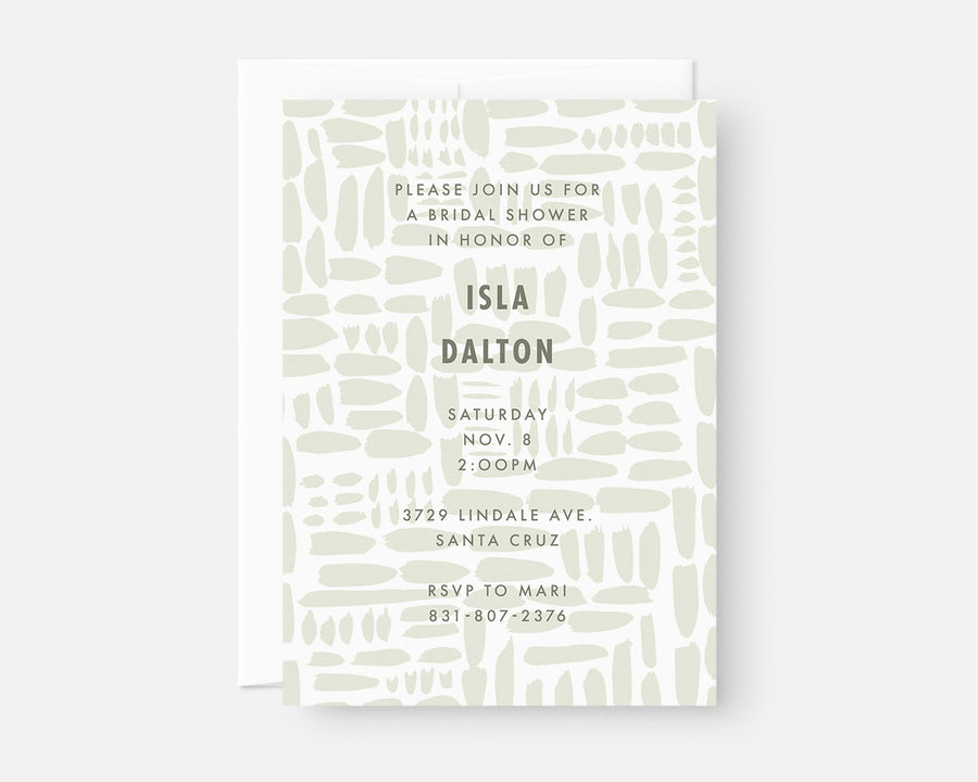 Gridlock Invitation - Green
