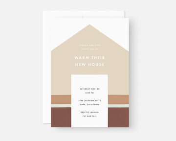 Home Invitation - Tan