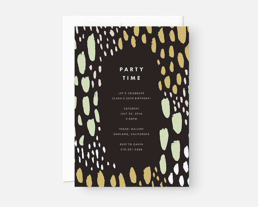 Spotted Invitation - Green