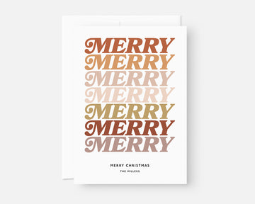 Merry Merry Holiday Card