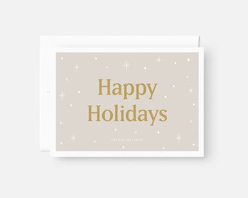 Starry Holiday Card