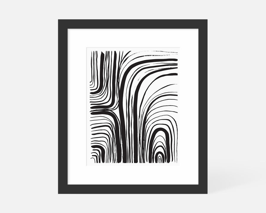 Arches Art Print - Black