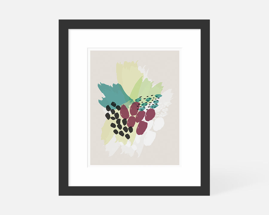 Bouquet Art Print - Green