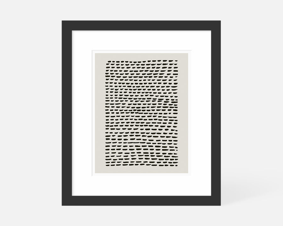 Bricks Art Print - Taupe