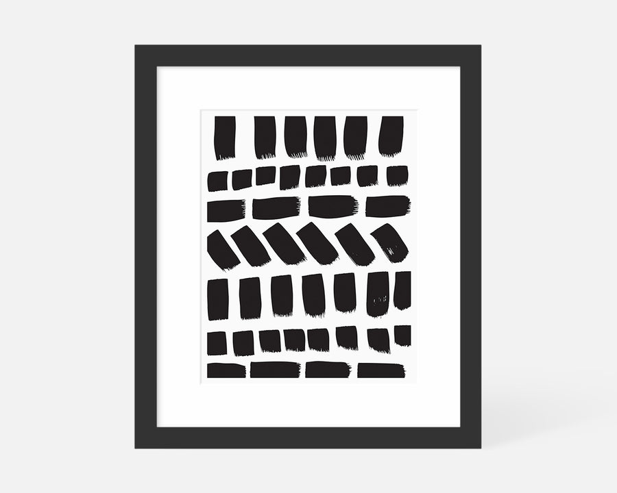 Brush Art Print