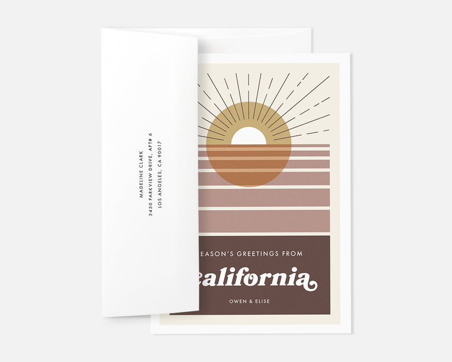 California Holiday Card