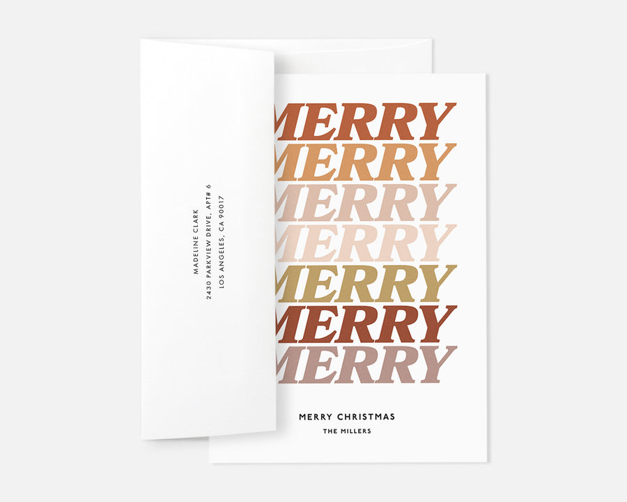 Merry Merry Holiday Card