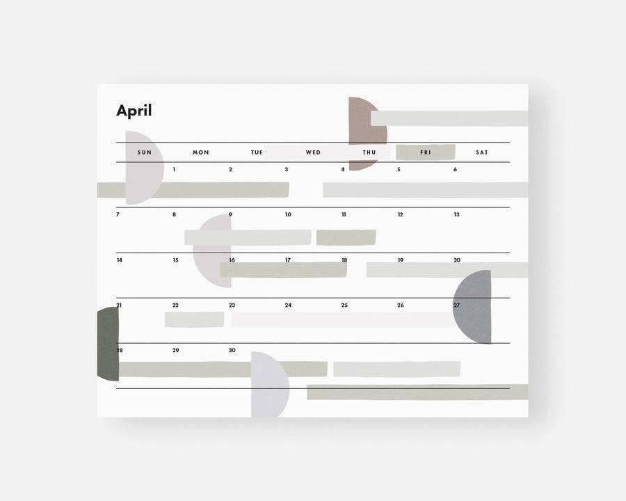 April 2019 Calendar