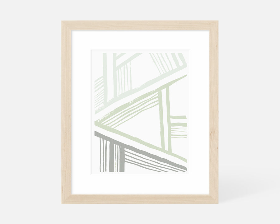 A-Frame Art Print - Sage