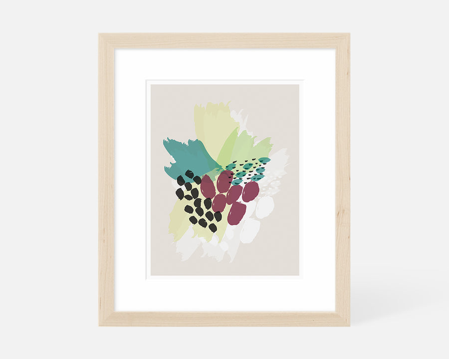 Bouquet Art Print - Green