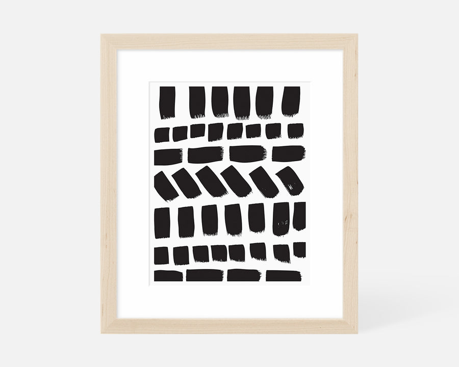 Brush Art Print
