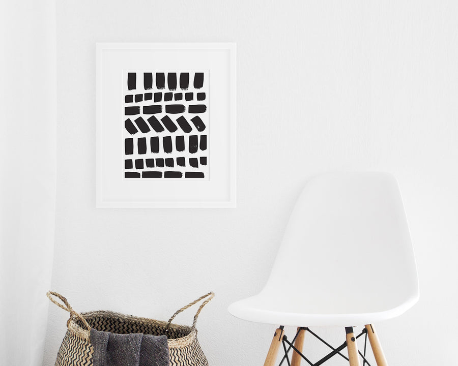 Brush Art Print