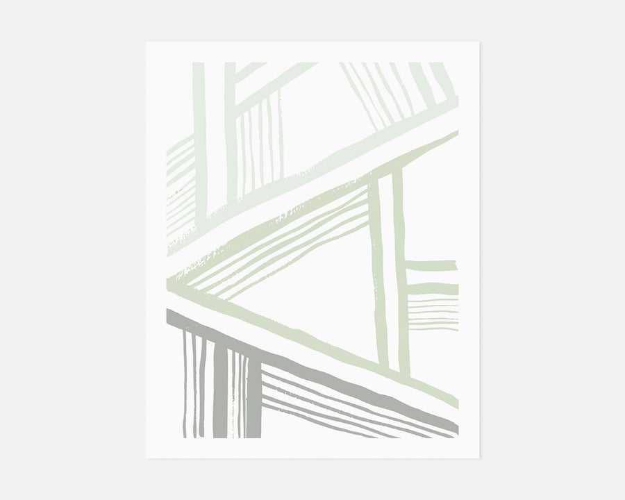 A-Frame Art Print - Sage