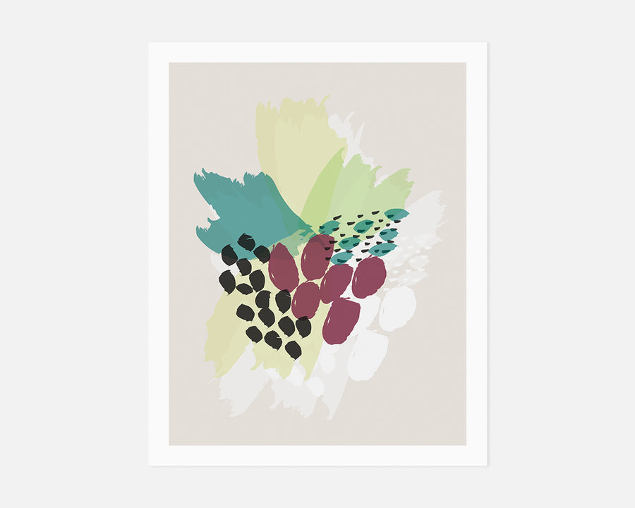 Bouquet Art Print - Green