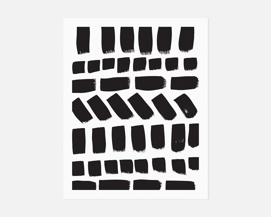 Brush Art Print