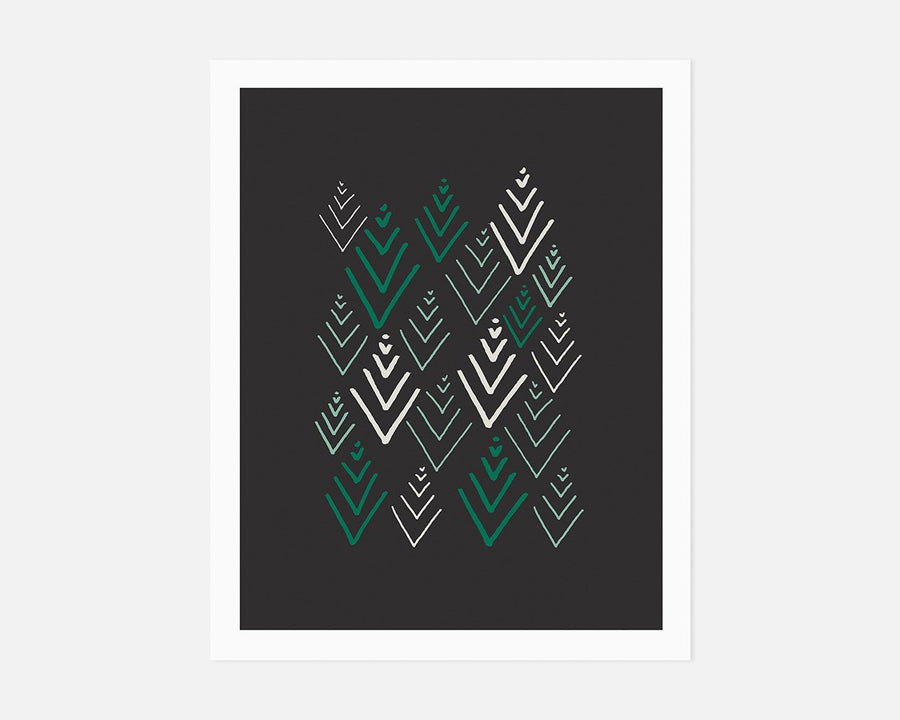Evergreen Art Print - Green