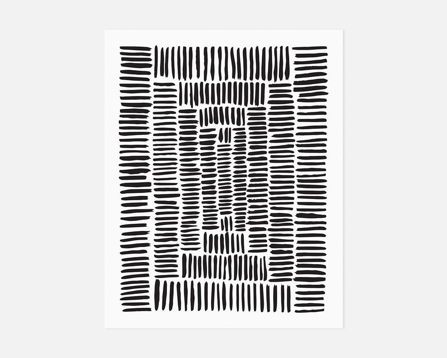 Formation Art Print - Black