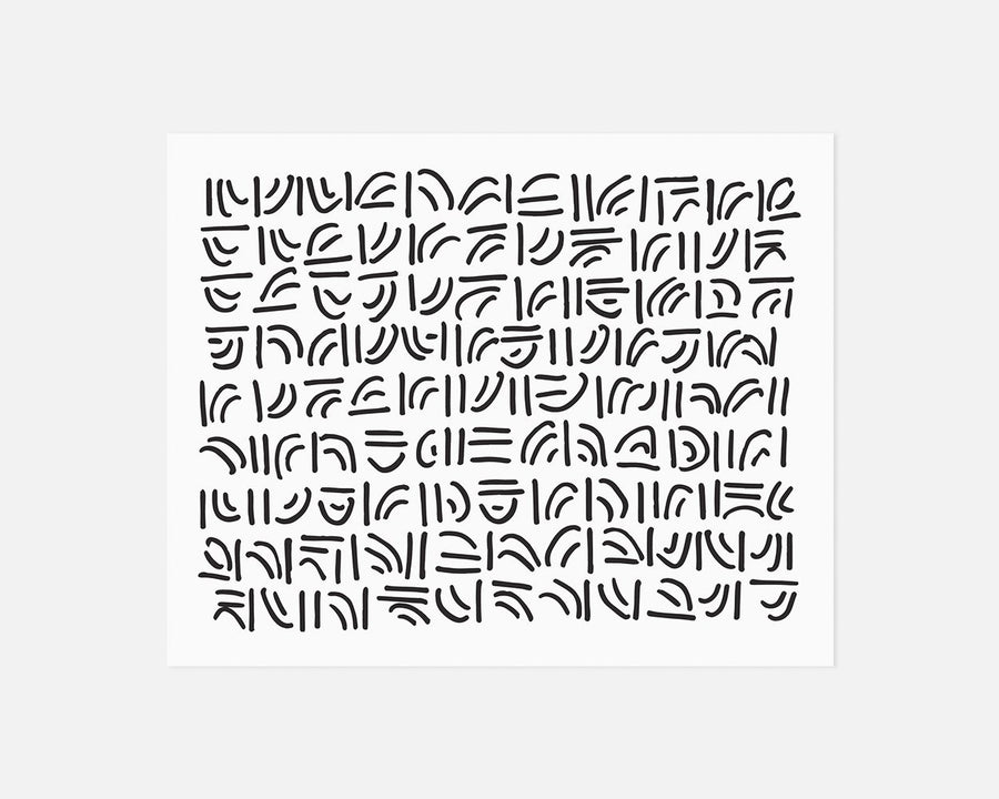 Hieroglyph Art Print