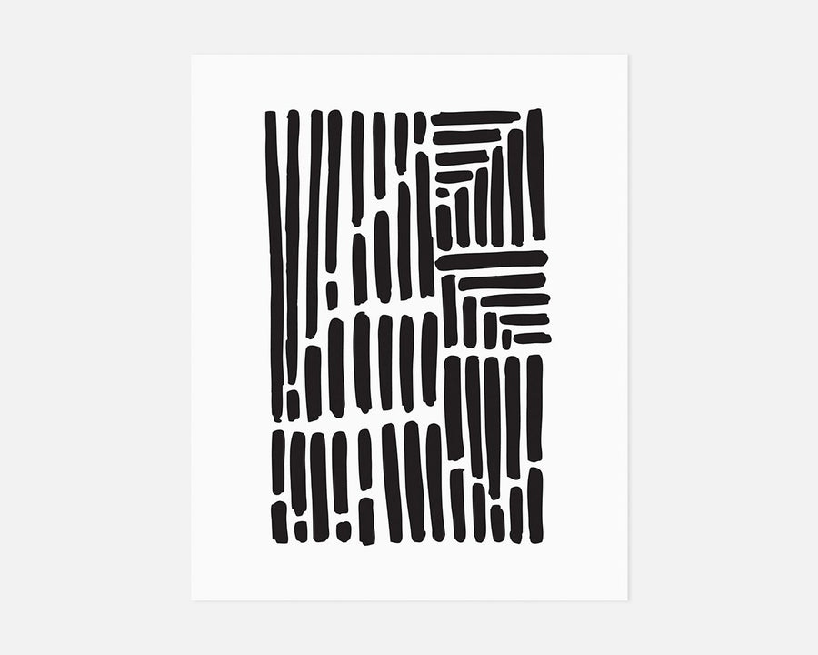 Volume Art Print - Black