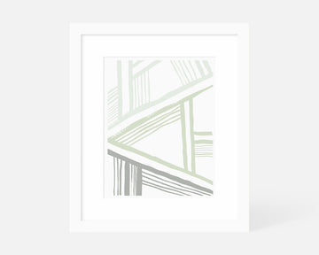 A-Frame Art Print - Sage