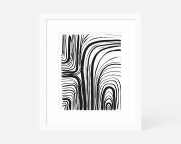 Arches Art Print - Black