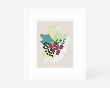 Bouquet Art Print - Green