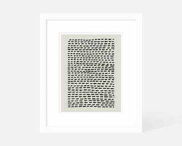 Bricks Art Print - Taupe