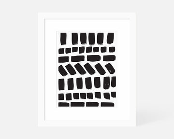 Brush Art Print