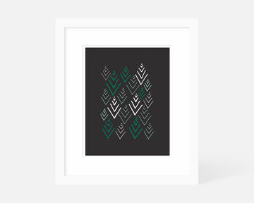 Evergreen Art Print - Green
