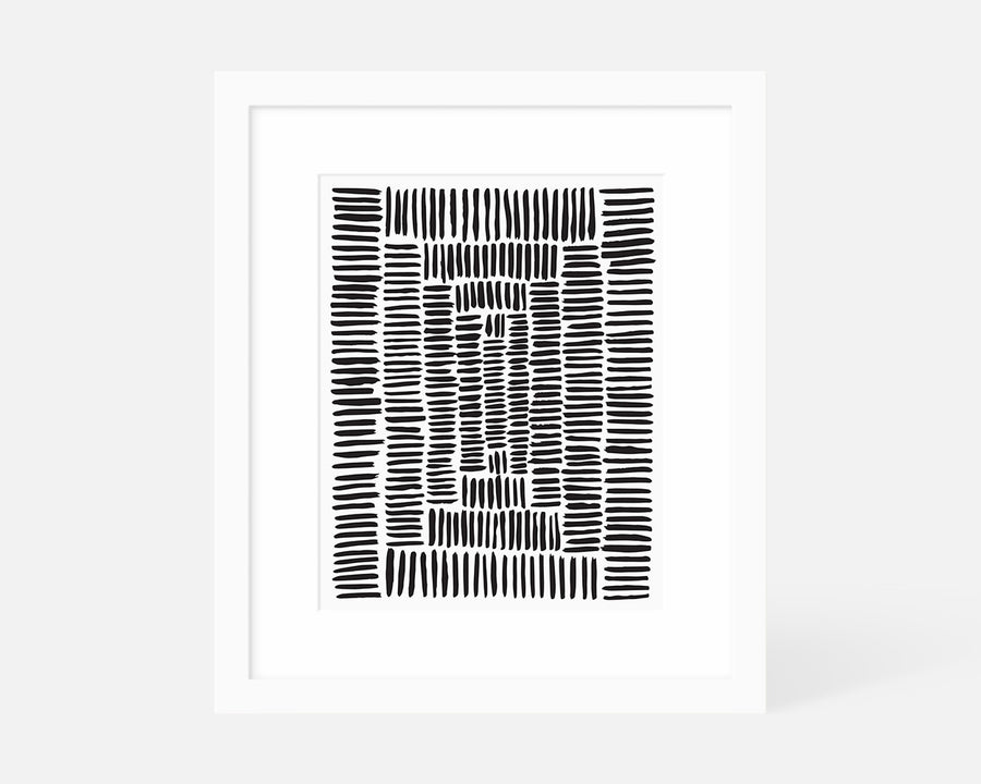 Formation Art Print - Black