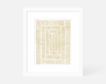 Formation Art Print - Yellow