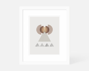 Misty Mountain Art Print