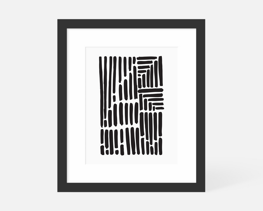 Volume Art Print - Black