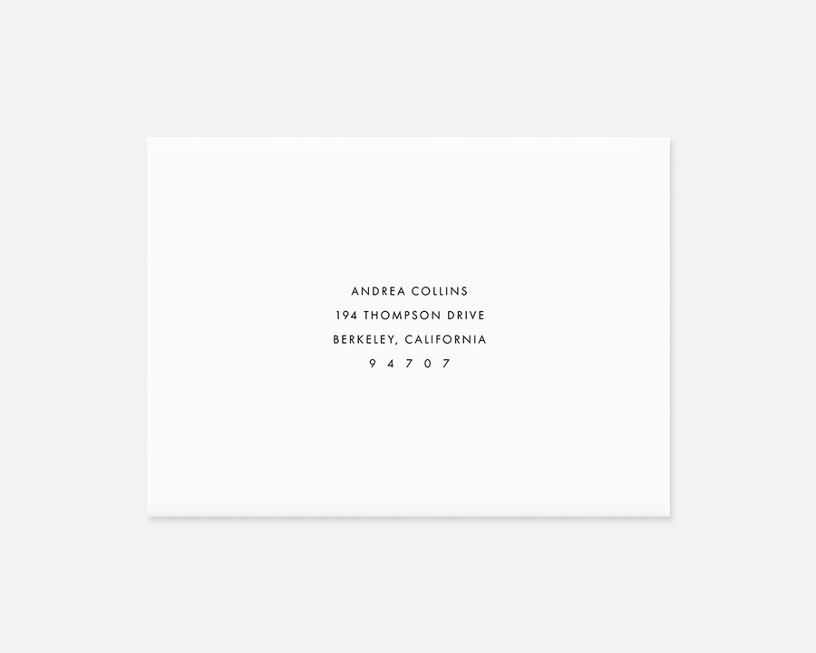 Right Angle Invitation - Taupe