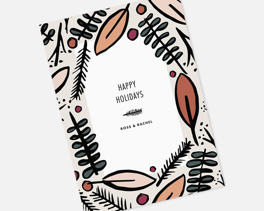 Foliage holiday Card [Printable]
